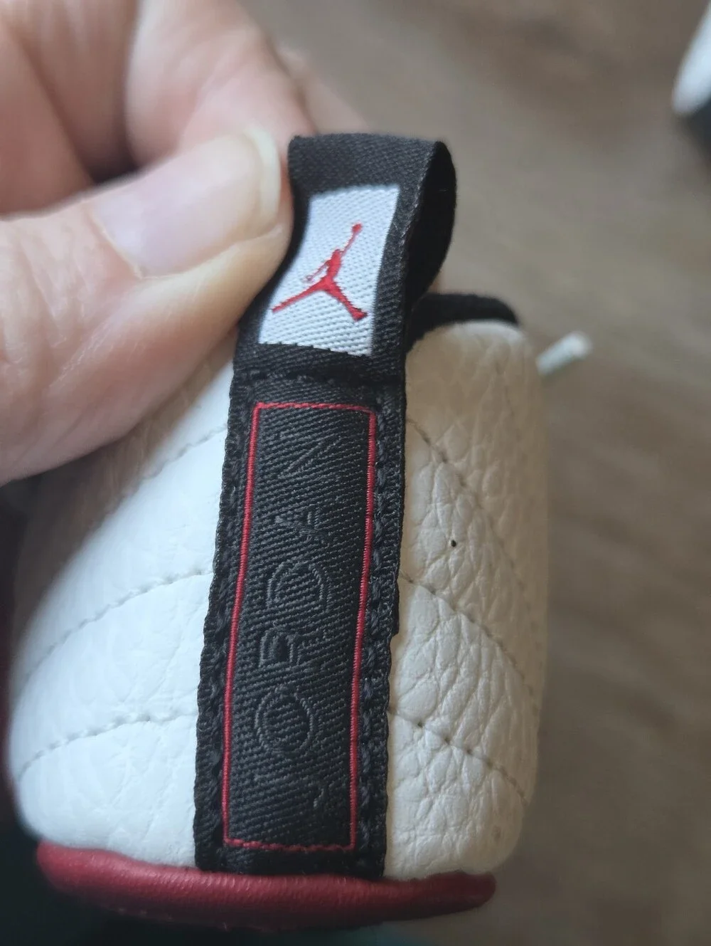 Nike Air Jordan 12 Retro Cherry (TD) White/Red Baby Crib Shoes size 1C